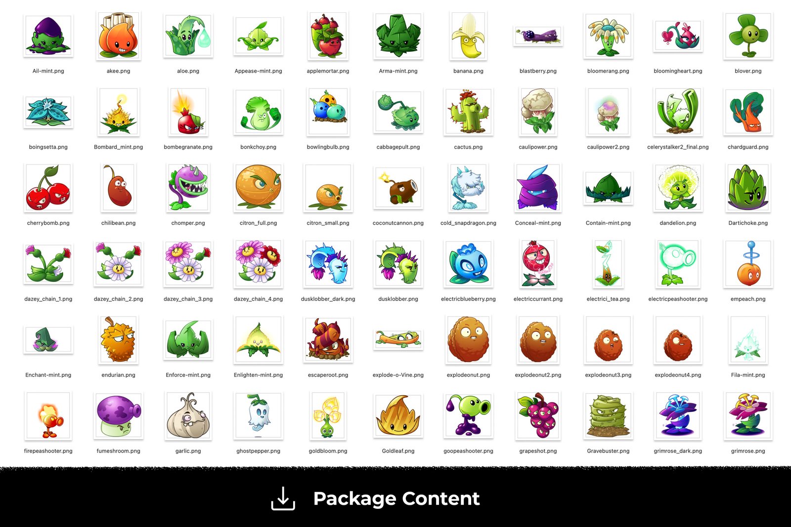 Plants vs Zombies, Plants vs Zombies PNG, Plants vs Zombies characters, Plants vs Zombies imagenes, Clip art, Sublimation , Instant download, High resolution - Image 8