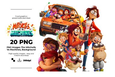 The Mitchells vs.The Machines, The Mitchells vs.The Machines PNG, The Mitchells vs.The Machines characters, The Mitchells vs.The Machines images, The Mitchells vs.The Machines Clipart , Sublimation , Instant download, High resolution