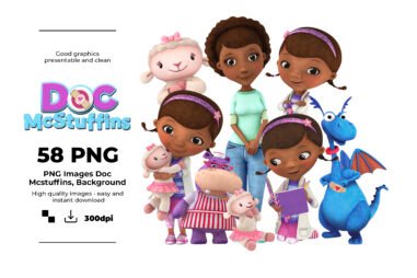 Doc McStuffins , Doc McStuffins  PNG, Doc McStuffins  characters, Doc McStuffins images, Doc McStuffins  Clipart , Sublimation , Instant download, High resolution