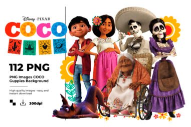 Coco Disney, Coco Disney PNG, Coco Disney characters, Coco Disney imagenes, Clip art, Sublimation , Instant download, High resolution