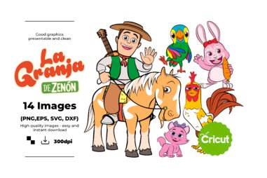 La Granja de Zenon, La Granja de Zenon Svg, Eps, Pdf, Png, La Granja de Zenon Bundle, La Granja de Zenon Cricut, La Granja de Zenon Characters, Silhouette, Sublimation, High Resolution, Instant Download