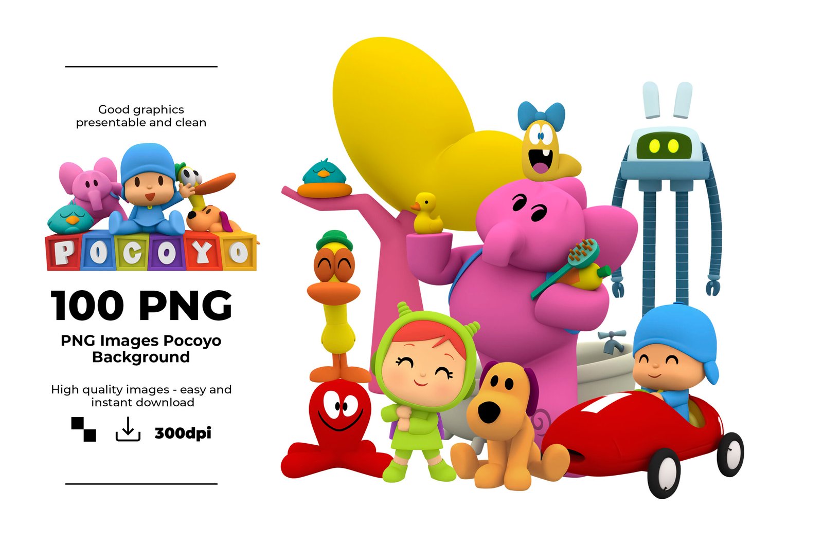 Pocoyo, Pocoyo PNG, Pocoyo characters, Pocoyo imagenes, Clip art, Sublimation , Instant download, High resolution