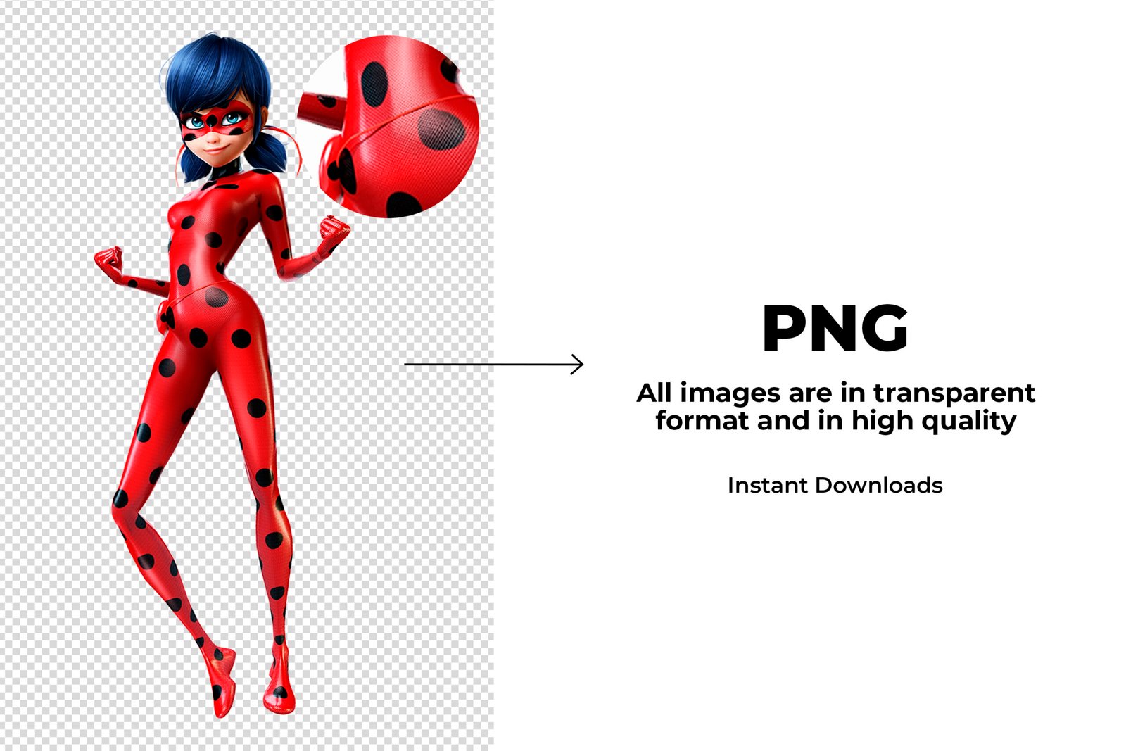Ladybug, Ladybug PNG, Ladybug characters, Ladybug imagenes, Clip art, Sublimation , Instant download, High resolution - Image 2