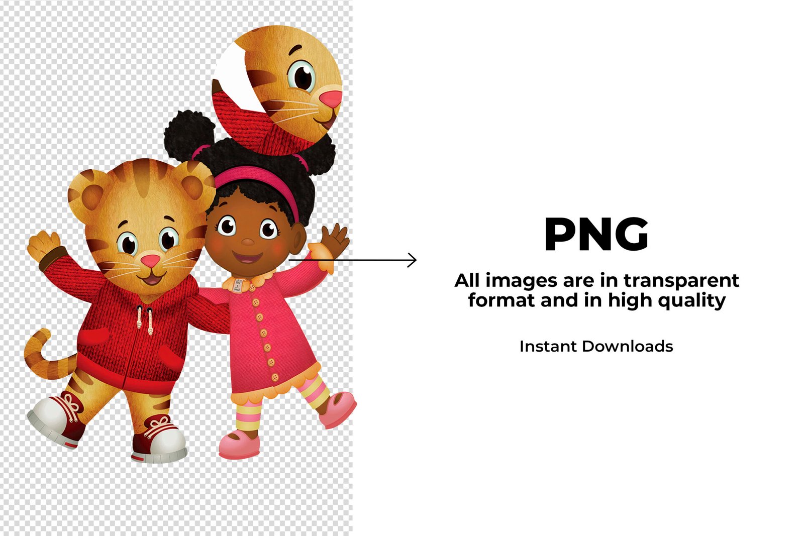 Daniel Tiger clipart, Daniel Tiger clip art, Daniel Tiger png, Daniel Tiger png images, Daniel Tiger Clipart, Daniel Tiger characters png, Daniel Tiger characters images, Daniel Tiger logo clipart - Image 2