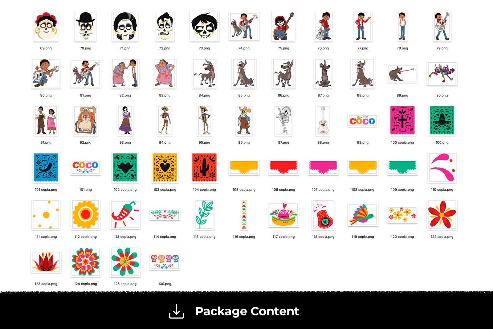 Coco Disney, Coco Disney PNG, Coco Disney characters, Coco Disney imagenes, Clip art, Sublimation , Instant download, High resolution - Image 4