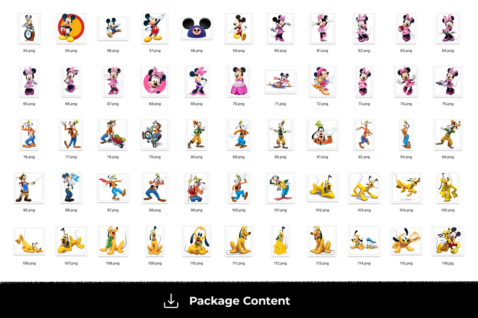 Mickey Mouse Clubhouse, Mickey Mouse Clubhouse PNG, Mickey Mouse Clubhouse characters, Mickey Mouse Clubhouse imagenes, Clip art, Sublimation , Instant download, High resolution - Image 6