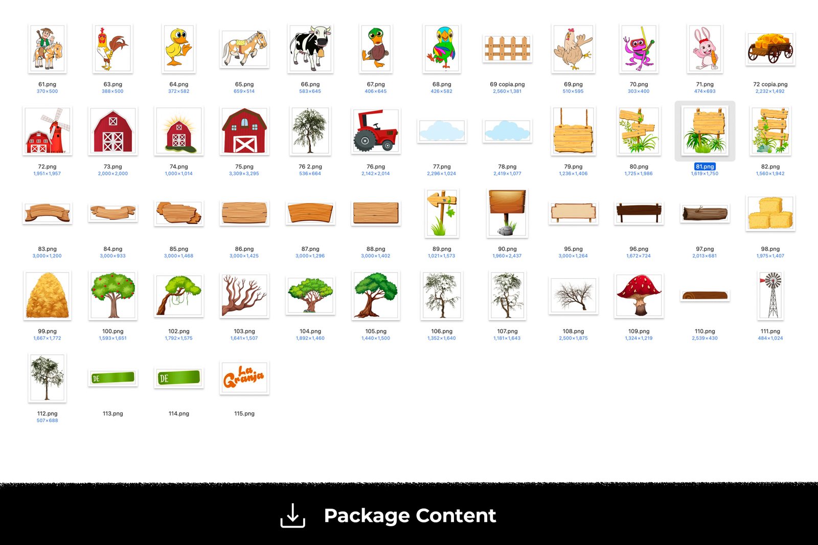 La Granja de Zenon, La Granja de Zenon PNG, La Granja de Zenon characters, La Granja de Zenon imagenes, Clip art, Sublimation , Instant download, High resolution - Image 5