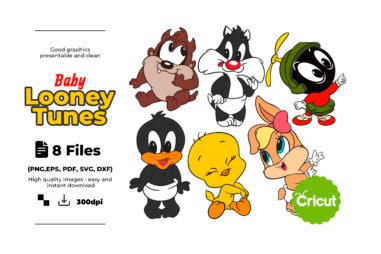 Baby Loney Tunes, Baby Loney Tunes Svg, Eps, Pdf, Png, Baby Loney Tunes Bundle, Baby Loney Tunes Cricut, Baby Loney Tunes Characters, Silhouette, Sublimation, High Resolution, Instant Download