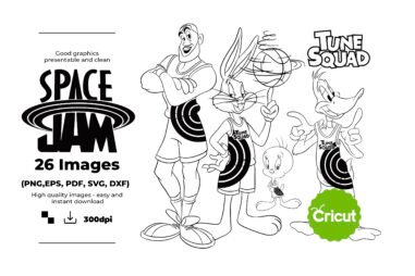 Space Jam, Space Jam Svg, Eps, Pdf, Png, Space Jam Bundle, Space Jam Cricut, Space Jam Characters, Silhouette, Sublimation, High Resolution