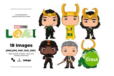 Loki Miss Minutes, Loki Svg, Eps, Pdf, Png, Loki Bundle, Loki Cricut, Loki Characters, Silhouette, Sublimation, High Resolution, Instant Download