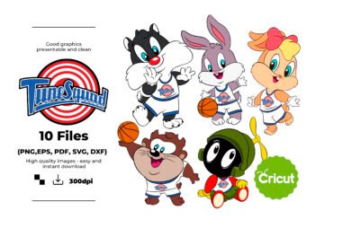 Baby Tune Squad, Baby Tune Squad Svg, Eps, Pdf, Png, Baby Tune Squad, Baby Tune Squad Cricut, Baby Tune Squad Characters, Silhouette, Sublimation, High Resolution, Instant Download