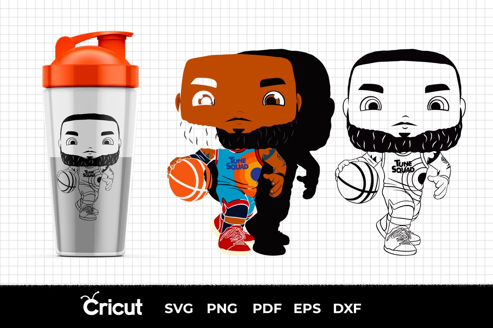 Space Jam 2, Lebron Space Jam Svg, Eps, Pdf, Png, Lebron Space Jam Bundle, Lebron Space Jam Cricut, Lebron Space Jam Characters, Silhouette, Sublimation, High Resolution, Instant Download - Image 3
