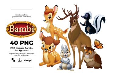 Bambi Disney, Bambi Disney PNG, Bambi Disneycharacters, Bambi Disney images, Bambi Disney Clipart , Sublimation , Instant download, High resolution