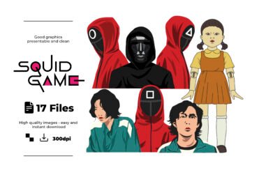 Squid Game, Squid Game Svg, Eps, Pdf, Png, Squid Game Bundle, Squid Game Cricut, Squid Game Characters, Silhouette, Sublimation, High Resolution, Instant Download