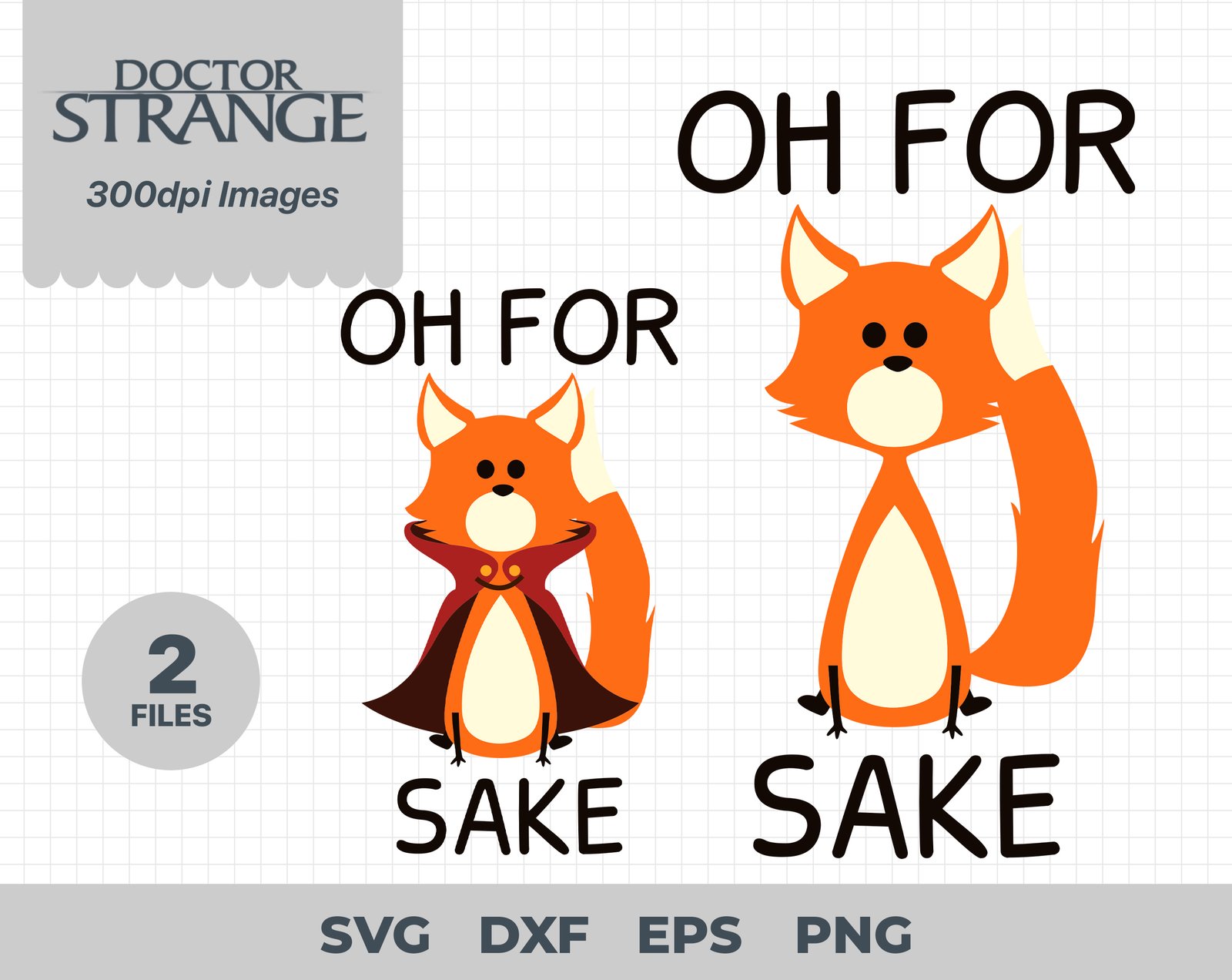 Oh For Fox Sake SVG, Doctor Strange Mug Oh For Fox Sake, Spider-Man No Way Home Mug, Funny Dr. Strange Pun, Doctor Strange Coffee Mug