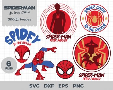 Spiderman No Way Home, Spiderman No Way Home Svg, Eps, Pdf, Png, Spiderman No Way Home Bundle, Spiderman No Way Home Cricut, Spiderman No Way Home Characters, Silhouette, Sublimation, High Resolution, Instant Download