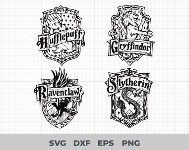 Wizard houses SVG
