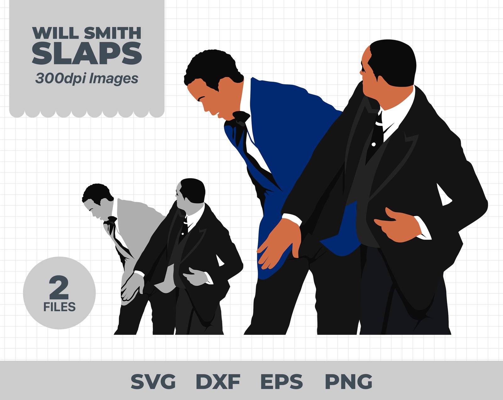 Will Smith Slap In The Face Svg, Will Smith Svg, Will Smith slaps Chris Rock New Svg