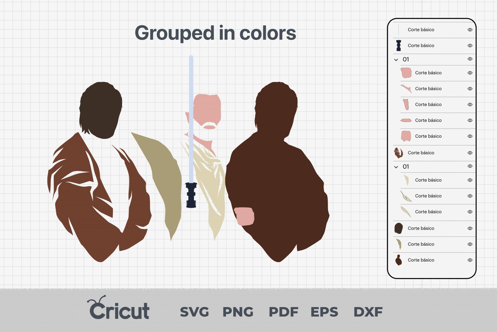 Obi-Wan Kenobi SVG, Star Wars SVG, Kenobi SVG, Digital File - Image 2