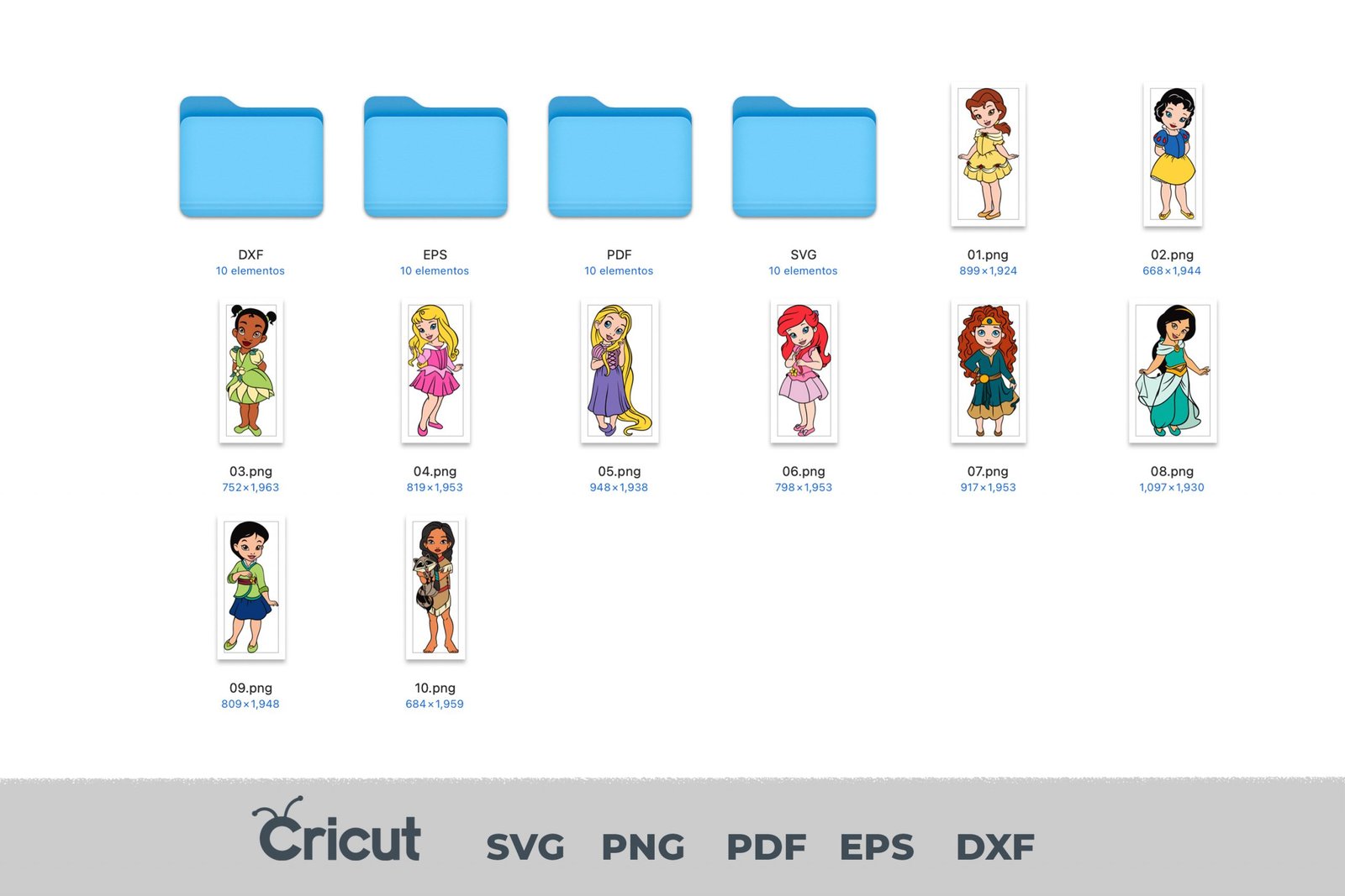 Baby Disney Princess Svg, Disney Princess Bundle svg, Baby Disney Princess Cricut, Baby Disney Princess Characters svg, Baby Disney Princess cricut - Image 3