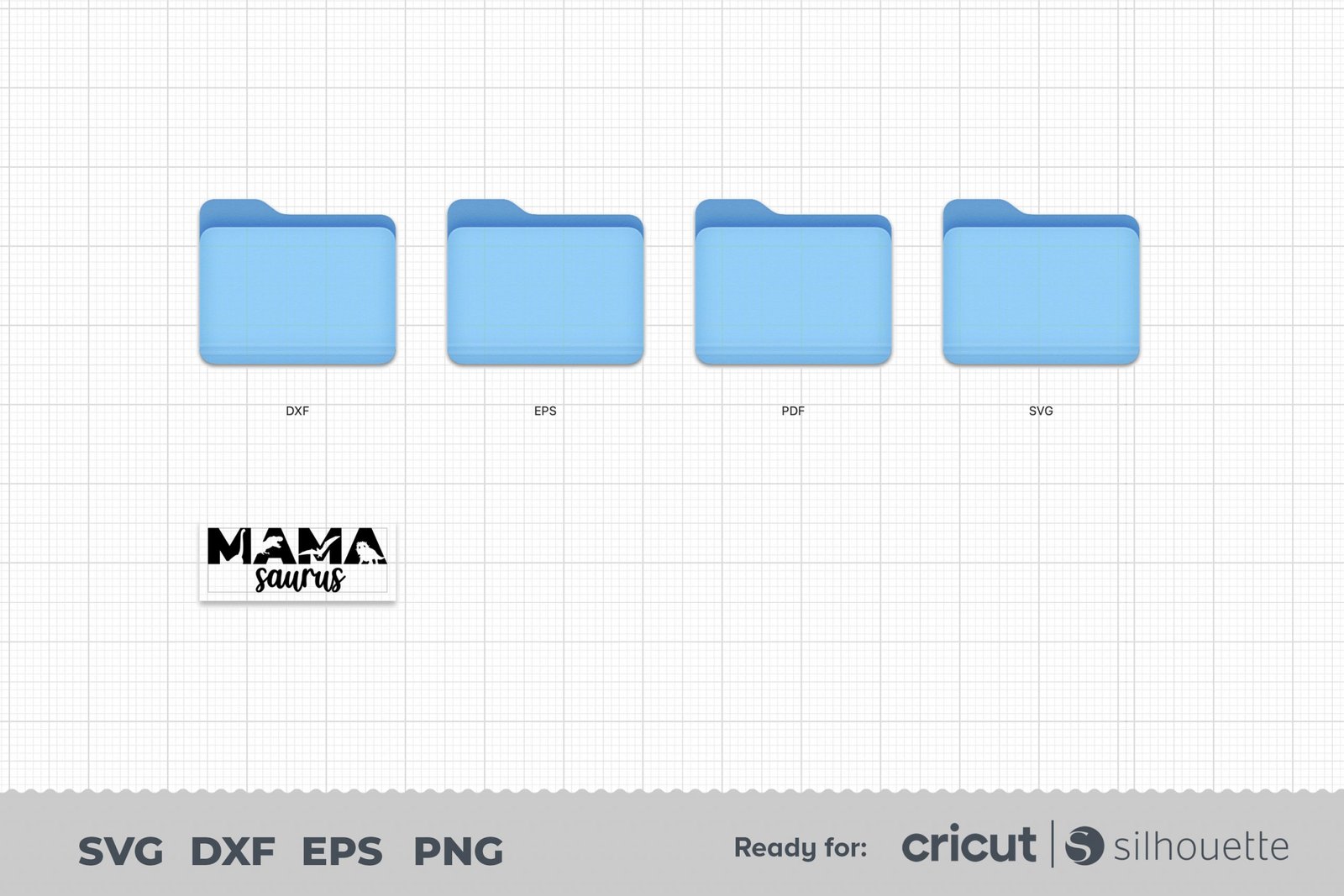Mama Saurus Svg, Dinosaur Mom Svg, Dinosaur Svg, Mama saurus cut files, Cut File For Cricut and Silhouette - Image 3