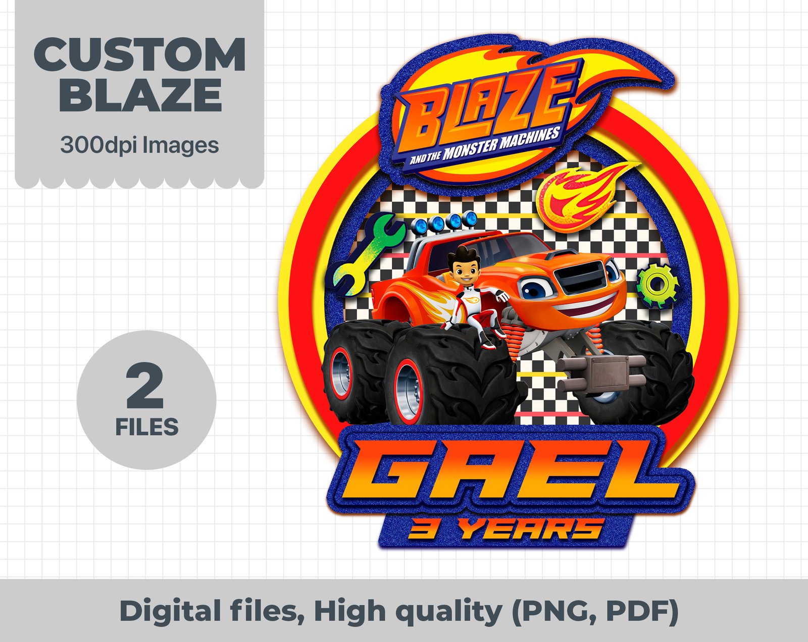Blaze Personalizado, Blaze Custom, Blaze logo Custom, Blaze PNG Files, Blaze Images, Blaze Cake topper