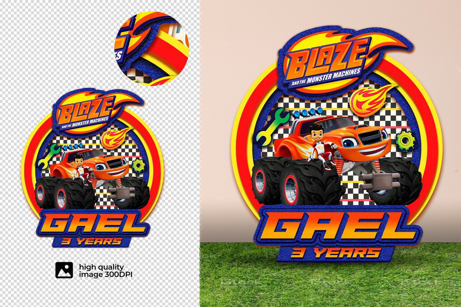 Blaze Personalizado, Blaze Custom, Blaze logo Custom, Blaze PNG Files, Blaze Images, Blaze Cake topper - Image 3