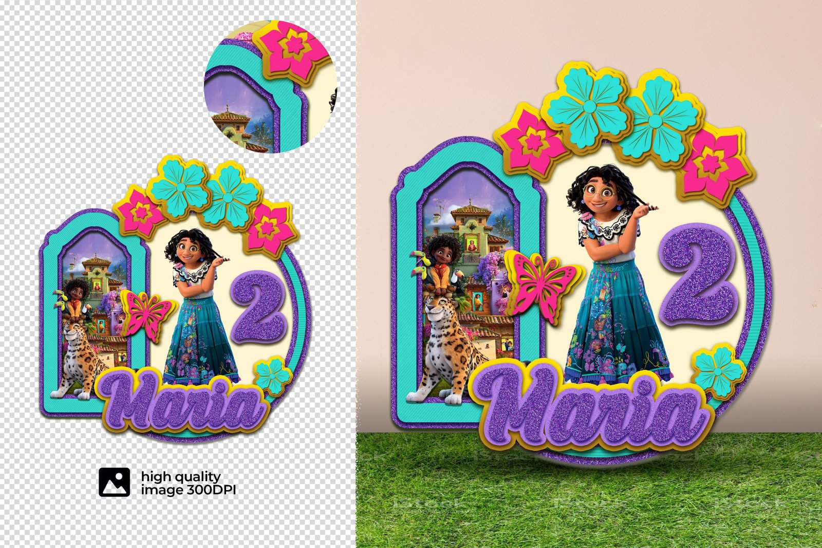 Encanto Personalizado, Encanto Custom, Encanto logo Custom, Encanto PNG Files, Encanto Images, Encanto Cake topper - Image 2