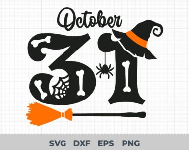 October 31 SVG, Halloween October 31 SVG, Halloween SVG, SVG Cut File