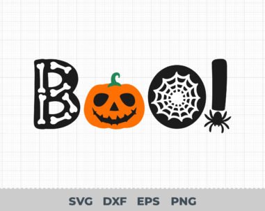 Boo! Halloween SVG, Halloween SVG, SVG Cut File