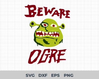 Beware Ogre Svg