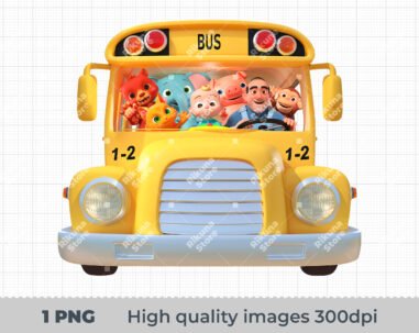 Cocomelon Bus Png