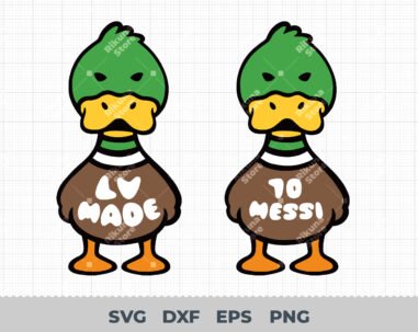 Remera de messi pato
