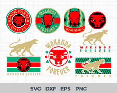 Black panther svg