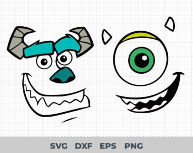 Mike y Sully SVG