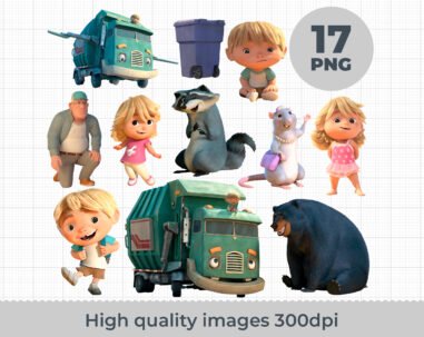Trash Truck PNG